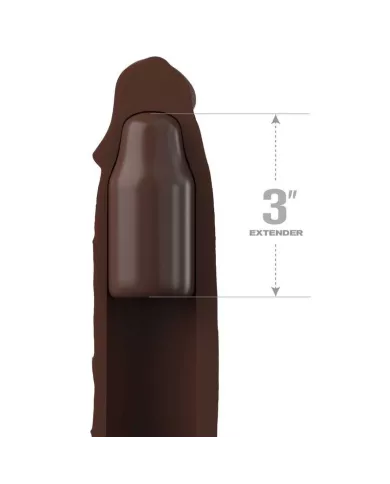 FANTASY X- TENSIONS - PIPEDREAMS RALLONGE W SANGLE 17,78 CM MARRON FANTASY X- TENSIONS - PIPEDREAMS RALLONGE W SANGLE 17,78 CM MARRON