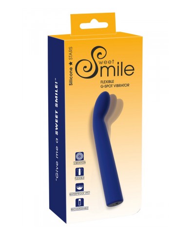 Vibro point G flexible 18,6 x 2,5 cm - Sweet Smile