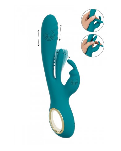 Vibro Rabbit avec va-et-vient et stimulation point G - Sweet Smile