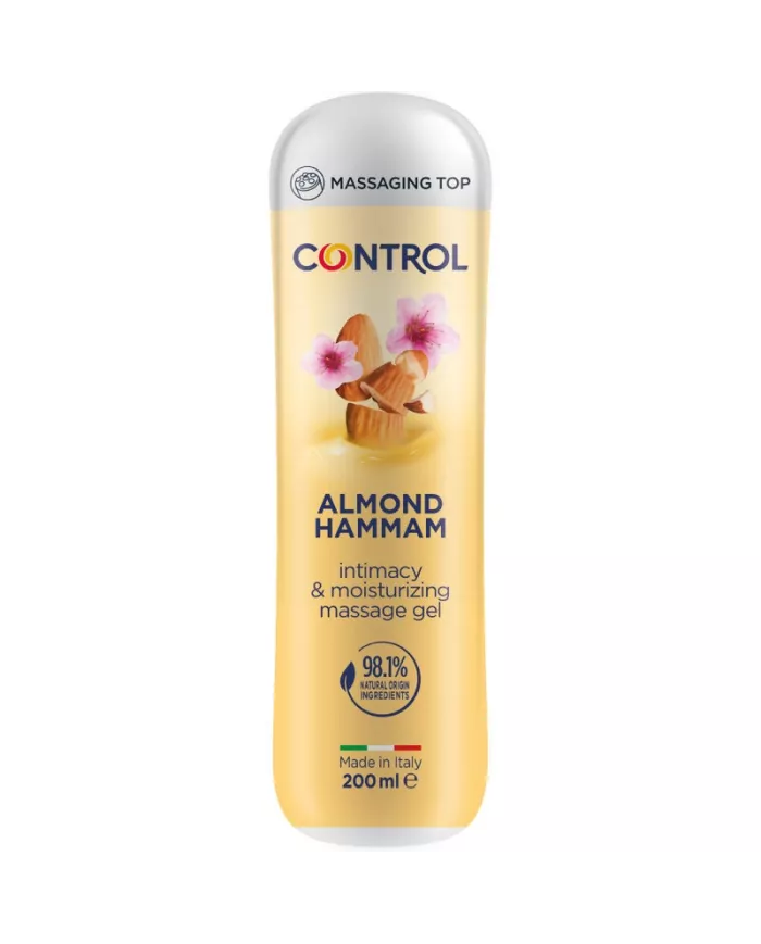CONTROL - GEL DE MASSAGE HAMMAM AUX AMANDES 3 EN 1 200 ML