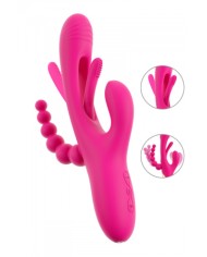 Triple vibro avec langue oscillante - Sweet Smile