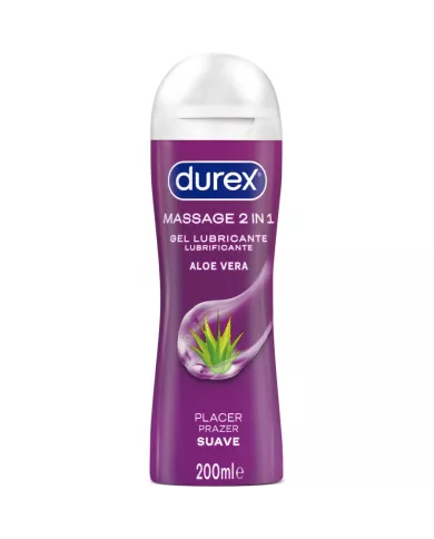 DUREX - GEL LUBRIFIANT DE MASSAGE DOUX À L'ALOE VERA 200 ML DUREX - GEL LUBRIFIANT DE MASSAGE DOUX À L'ALOE VERA 200 ML
