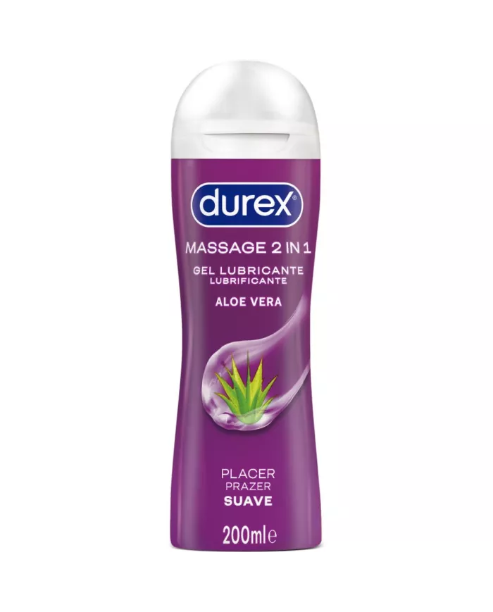 DUREX - GEL LUBRIFIANT DE MASSAGE DOUX À L'ALOE VERA 200 ML DUREX - GEL LUBRIFIANT DE MASSAGE DOUX À L'ALOE VERA 200 ML