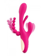 Triple vibro avec langue oscillante - Sweet Smile