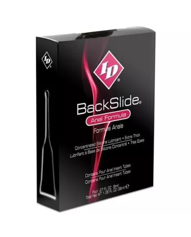 ID BACKSLIDE - INSERT ANAL 4 TUBES 8ML ID BACKSLIDE - INSERT ANAL 4 TUBES 8ML