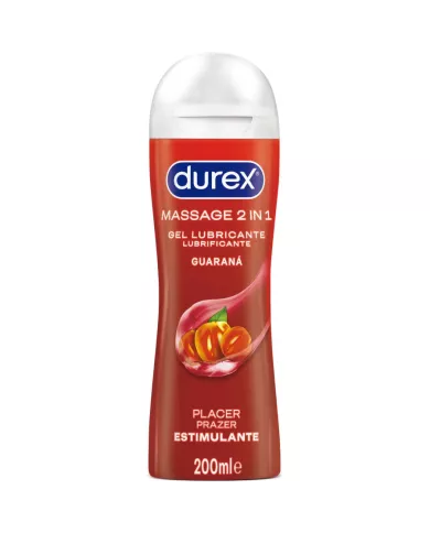 DUREX - GEL LUBRIFIANT DE MASSAGE STIMULANT AU GUARANA 200 ML DUREX - GEL LUBRIFIANT DE MASSAGE STIMULANT AU GUARANA 200 ML