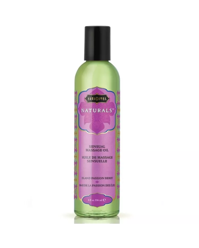 KAMASUTRA - HUILE DE MASSAGE NATURELLE BAIE DE LA PASSION 236 ML KAMASUTRA - HUILE DE MASSAGE NATURELLE BAIE DE LA PASSION 236 ML