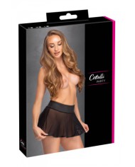 Mini-jupe noire transparente - Cottelli PARTY