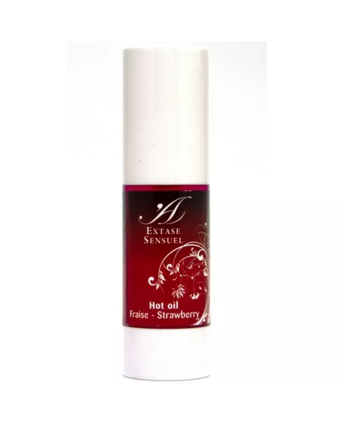 EXTASE SENSUAL - HUILE STIMULANTE CHALEUR FRAISE 30 ML EXTASE SENSUAL - HUILE STIMULANTE CHALEUR FRAISE 30 ML