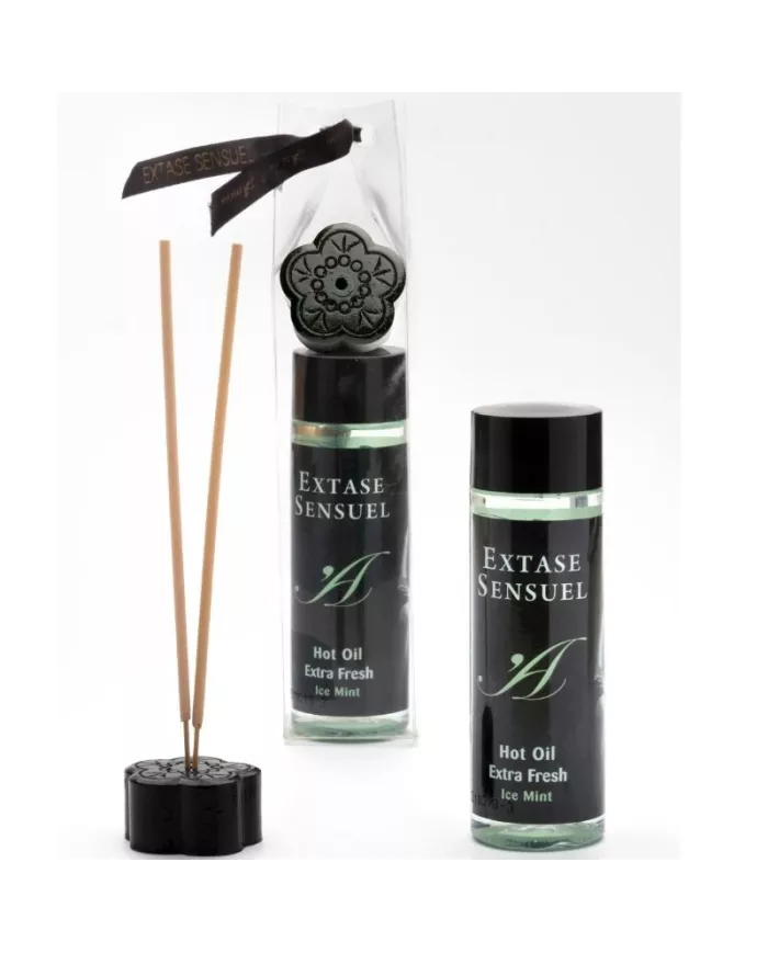 EXTASE SENSUAL - HUILE DE MASSAGE A EFFET GLACE EXTRA FRAÎCHE 100 ML EXTASE SENSUAL - HUILE DE MASSAGE A EFFET GLACE EXTRA FRAÎCHE 100 ML