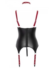 Ensemble ouvert avec collier et menottes - Cotelli Bondage