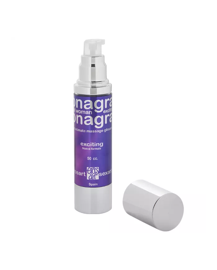 EROS-ART - GEL REHAUSSEUR DORGASME FEMME IMPRIMÉ SOIR SON 50 CC