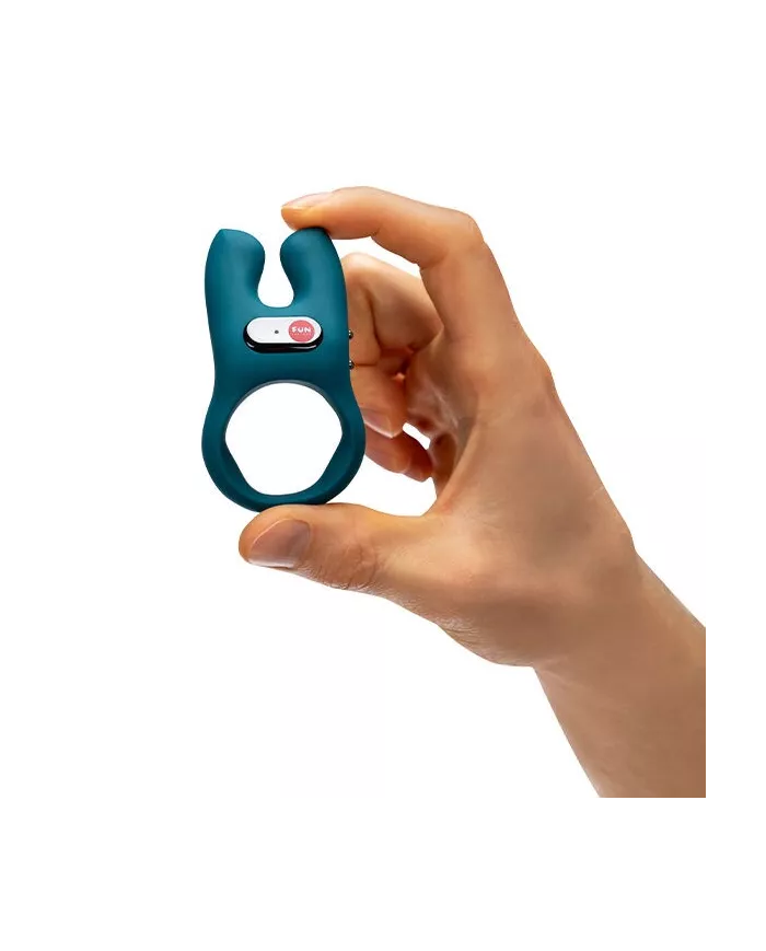 FUN FACTORY - ANNEAU PÉNIEN VIBRANT NOS BLEU MER PROFONDE