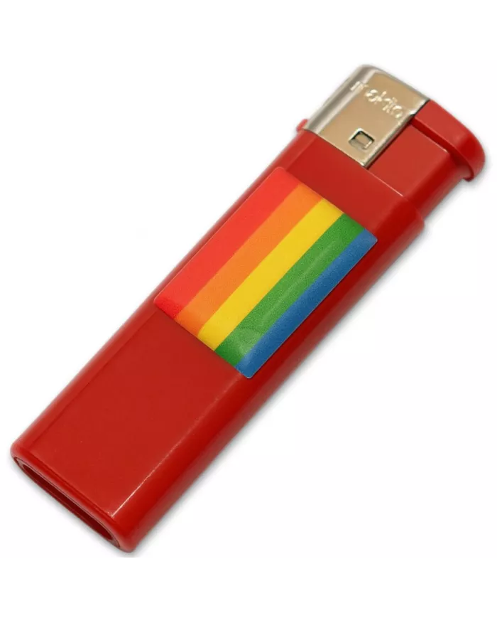PRIDE - BRIQUET FUSCIA AVEC DRAPEAU LGBT PRIDE - BRIQUET FUSCIA AVEC DRAPEAU LGBT