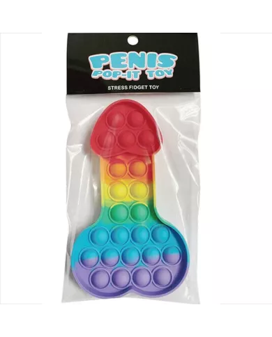KHEPER GAMES - JOUET ANTI-STRESS POP-IT PENIS MULTICOLORE KHEPER GAMES - JOUET ANTI-STRESS POP-IT PENIS MULTICOLORE
