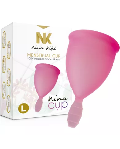 NINA KIKÍ - COUPE MENSTRUELLE ROSE - TAILLE L NINA KIKÍ - COUPE MENSTRUELLE ROSE - TAILLE L