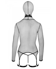Ensemble lingerie résille et accessoires BDSM - Bad Kitty