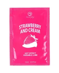 SECRETPLAY - LUBRIFIANT UNIDOSE FRAISES & CRÈME 10ML SECRETPLAY - LUBRIFIANT UNIDOSE FRAISES & CRÈME 10ML
