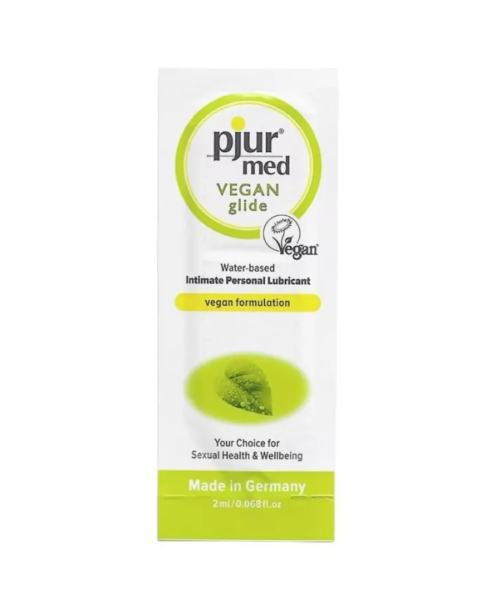 PJUR - MED LUBRIFIANT  BASE EAU VEGAN GLIDE 2 ML PJUR - MED LUBRIFIANT  BASE EAU VEGAN GLIDE 2 ML