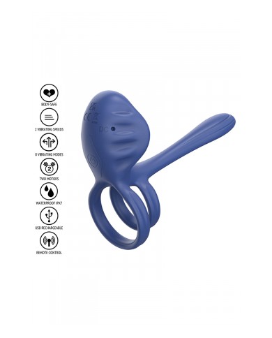 Anneau vibromasseur version slim pour couple - Xocoon