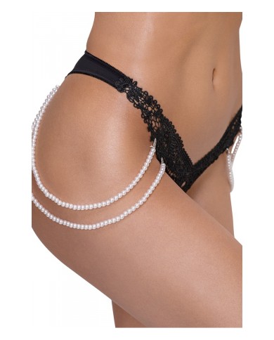 String Rio avec chaines de perles - Cottelli LINGERIE