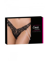 String Rio avec chaines de perles - Cottelli LINGERIE