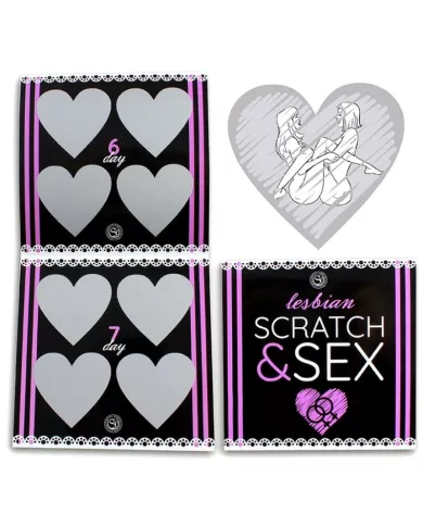 SECRETPLAY - JEU DE SCRATCH ET DE SEXE POUR COUPLES POSITIONS LESBIENNES (ES/EN/FR/PT/DE)