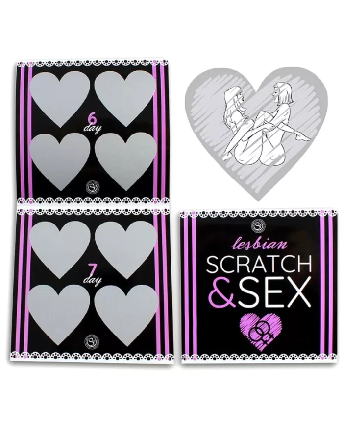 SECRETPLAY - JEU DE SCRATCH ET DE SEXE POUR COUPLES POSITIONS LESBIENNES (ES/EN/FR/PT/DE)