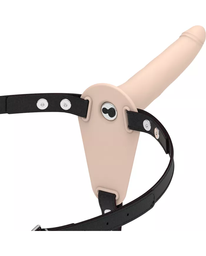 FETISH SUBMISSIVE HARNESS - VIBRATEUR SILICONE FLESH 15 CM
