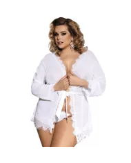 SUBBLIME - QUEEN PLUS BABYDOLL BLANC  FRANGES SUBBLIME - QUEEN PLUS BABYDOLL BLANC  FRANGES