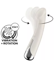 SATISFYER - SPINNING G-SPORT 1 VIBRATEUR ROTATOR BEIGE SATISFYER - SPINNING G-SPORT 1 VIBRATEUR ROTATOR BEIGE