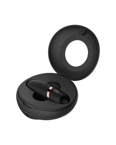 Stimulateur 2 en 1 avec langue vibrante - Rosy Gold