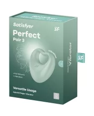 SATISFYER - PAIRE PARFAITE 3 VERT SATISFYER - PAIRE PARFAITE 3 VERT