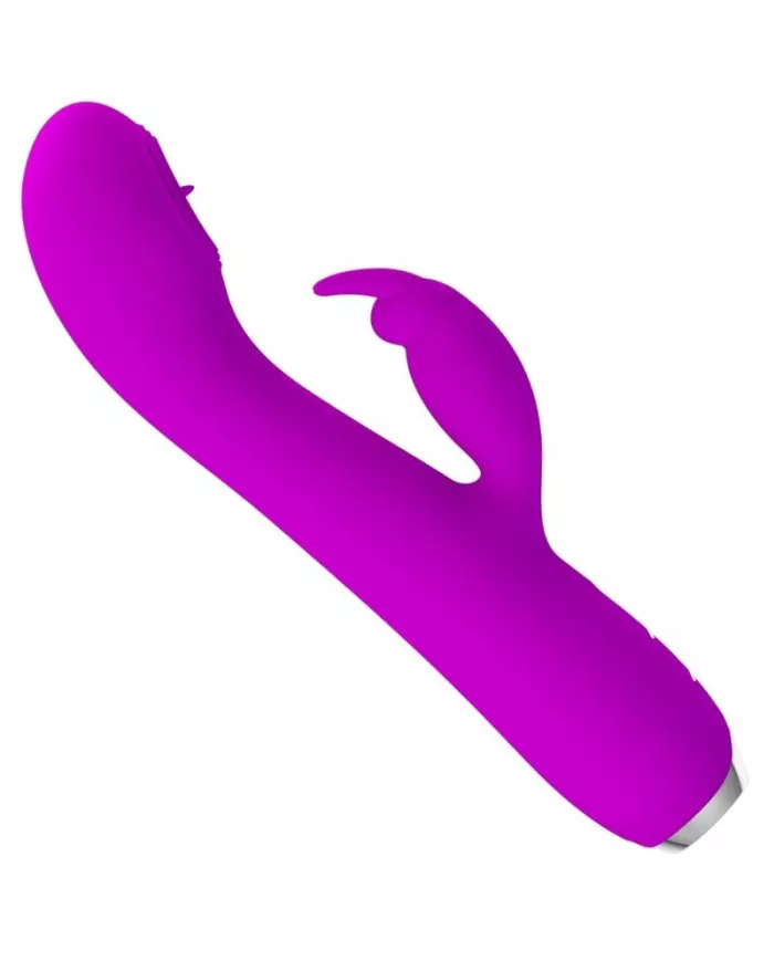 PRETTY LOVE - VIBRATEUR RECHARGEABLE RACHEL AVEC VENTOUSE VIOLETTE