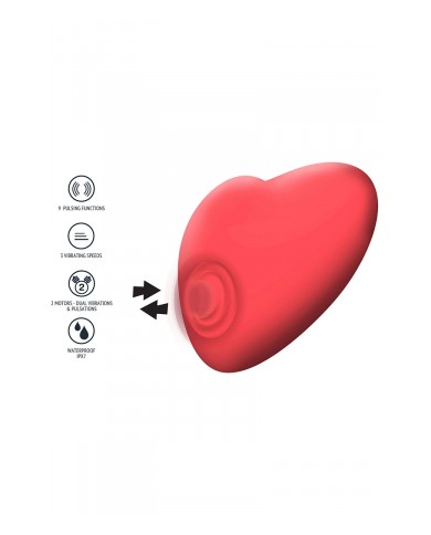 Stimulateur à pulsations et vibrations Heartbeat - Xocoon
