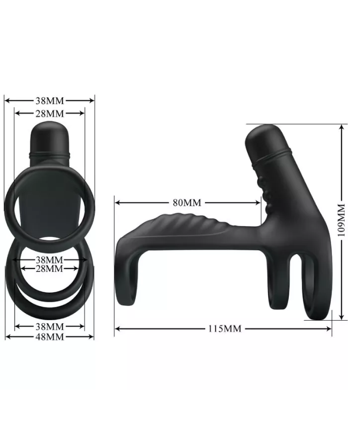 PRETTY LOVE - MANCHON DEXTENSION EN SILICONE SOUPLE ÉLASTIQUE PRETTY LOVE - MANCHON DEXTENSION EN SILICONE SOUPLE ÉLASTIQUE