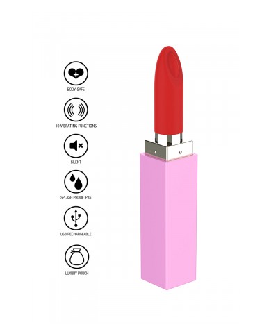 Mini vibro rouge à lèvres Sealed With A Kiss - Xocoon