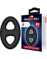 CRAZY BULL - BAGUE EN SILICONE DOUBLE OVALE CRAZY BULL - BAGUE EN SILICONE DOUBLE OVALE