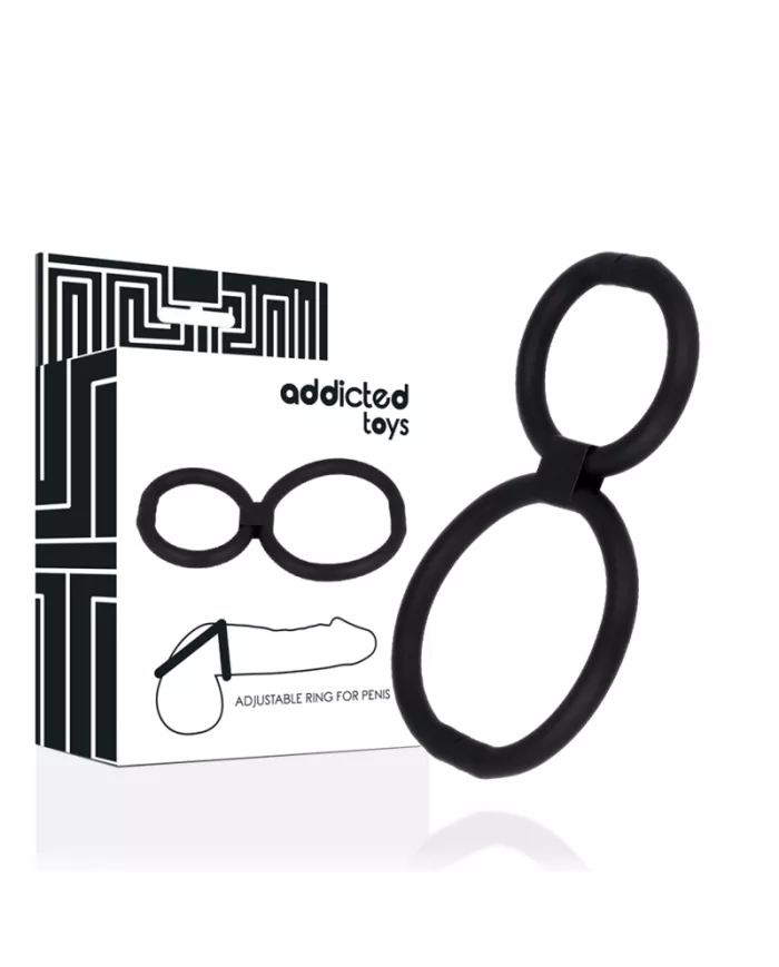 ADDICTED TOYS - ANNEAUX RÉGLABLES POUR PÉNIS ADDICTED TOYS - ANNEAUX RÉGLABLES POUR PÉNIS