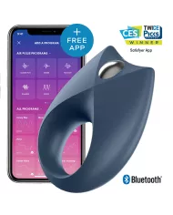 SATISFYER - APPLICATION PUISSANTE DE VIBRATEUR  UN ANNEAU ROYAL