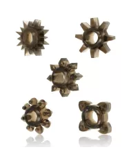 OHMAMA - LOT DE 5 ANNEAUX TESTICULES ET PÉNIS EN SILICONE OHMAMA - LOT DE 5 ANNEAUX TESTICULES ET PÉNIS EN SILICONE