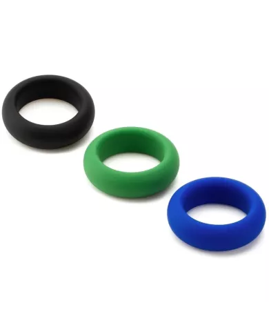 JE JOUE - ENSEMBLE SILICONE ANNEAUX PÉNIS SILICONE