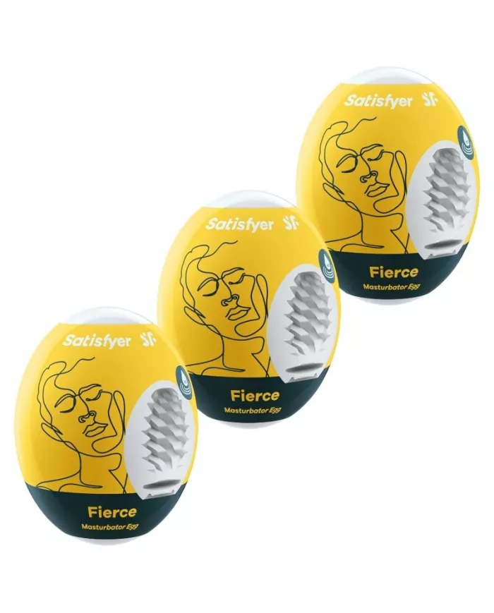 SATISFYER - 3 OEUFS MASTURBATEURS FIERCE SATISFYER - 3 OEUFS MASTURBATEURS FIERCE
