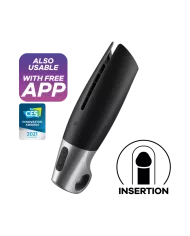 SATISFYER - MASTURBATEUR PUISSANT NOIR