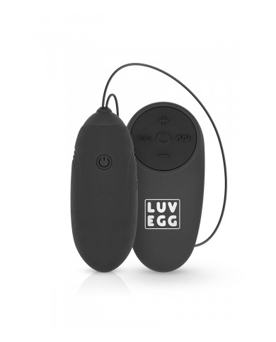 Oeuf vibrant télécommandé noir - LUV EGG