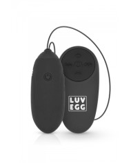 Oeuf vibrant télécommandé noir - LUV EGG