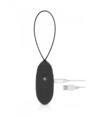 Oeuf vibrant télécommandé noir - LUV EGG
