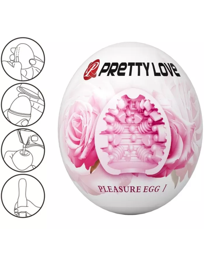 PRETTY LOVE - MASTURBATEUR POUR HOMME OEUF ROSE PRETTY LOVE - MASTURBATEUR POUR HOMME OEUF ROSE