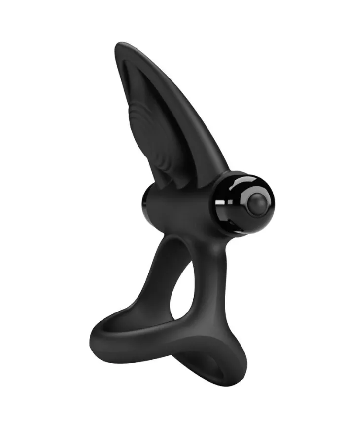 PRETTY LOVE - ANNEAU VIBRANT 10 VIBRATIONS SILICONE NOIR PRETTY LOVE - ANNEAU VIBRANT 10 VIBRATIONS SILICONE NOIR