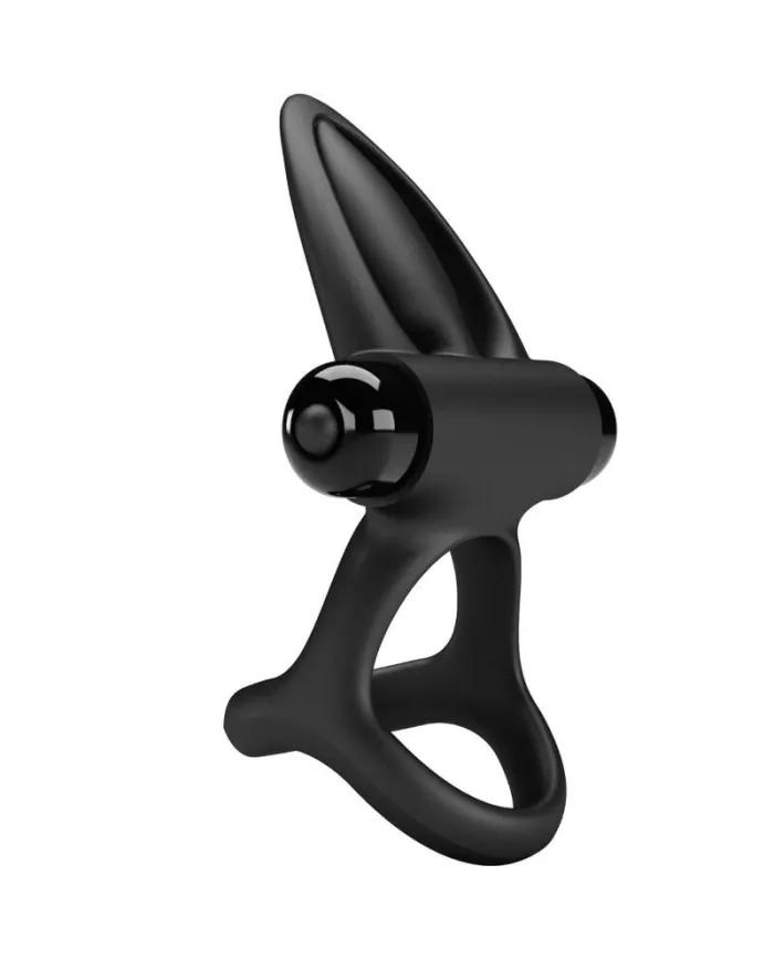 PRETTY LOVE - ANNEAU VIBRANT 10 VIBRATIONS SILICONE NOIR PRETTY LOVE - ANNEAU VIBRANT 10 VIBRATIONS SILICONE NOIR